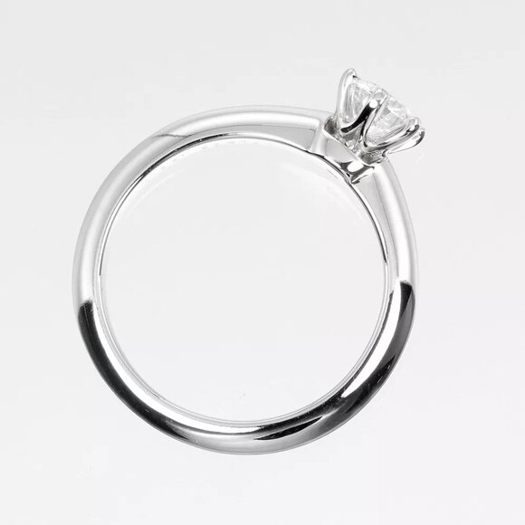TIFFANY&Co. Solitaire Ring 0.39ct VS1/E/GOOG Pt950Platinum/diamond #3.9(US... - Picture 3 of 10
